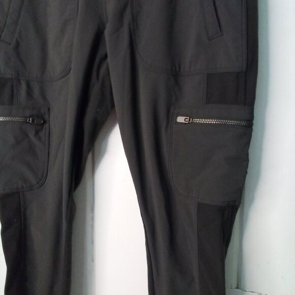 Athleta Pants Women 4 Ankle Cropped Cargo Zip Pockets Active Green - Picture 7 of 15